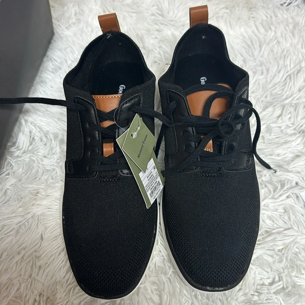 NWT Men's Zeke Knit Dress Sneakers - Goodfellow & Co with Memory Foam Soles